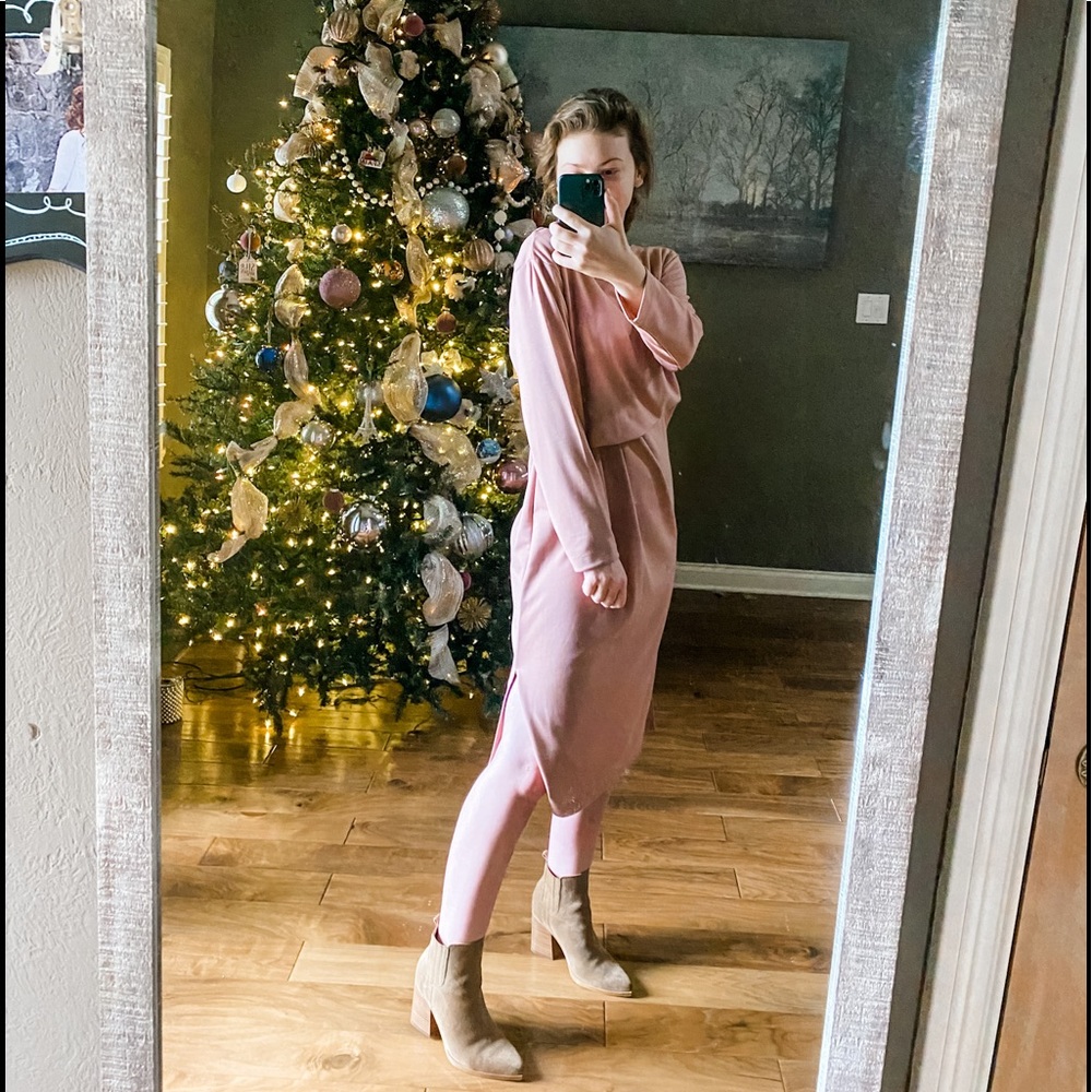 Prologue pink midi dress, Target, XS